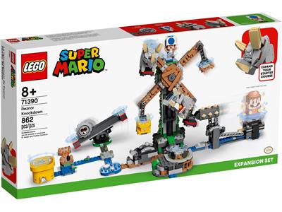 LEGO® Super Mario 71390 - Reznor Knockdown - Expansion Set Preowned Building Kit