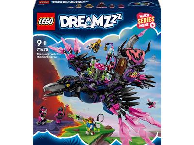 LEGO® DreamZzz 71478 The Never Witch's Midnight Raven Building Kit