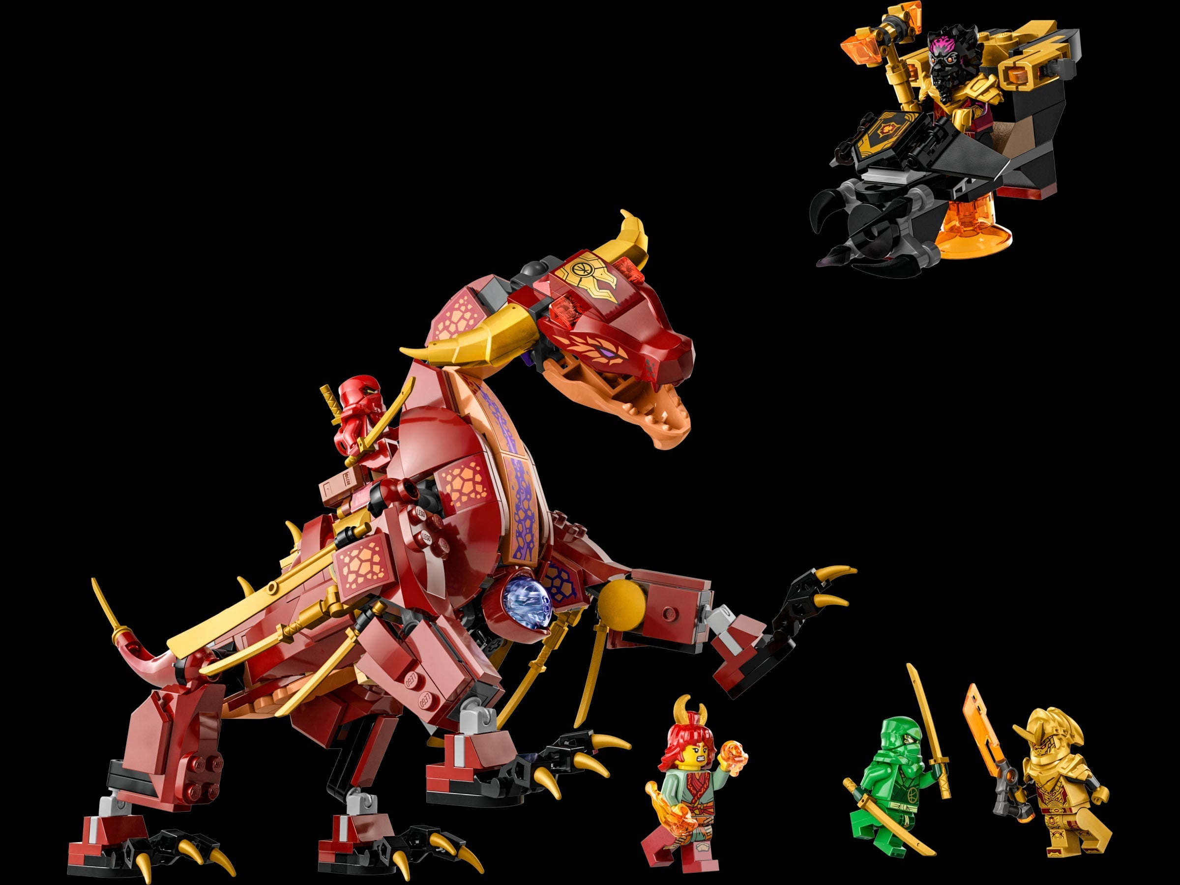 LEGO® NINJAGO 71793 Heatwave Transforming Lava Dragon Dragons Rising Building Kit