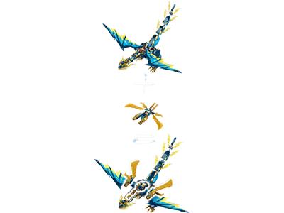LEGO® NINJAGO 71796-1 Elemental Dragon vs. The Empress Mech