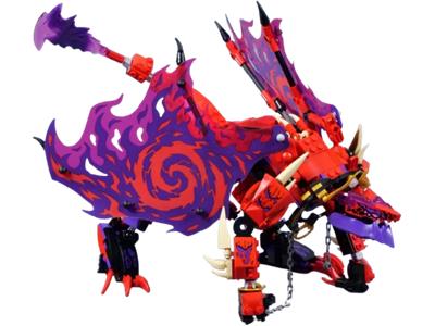 LEGO® NINJAGO 71832 - Thunderfang Dragon of Chaos Preowned Building Kit