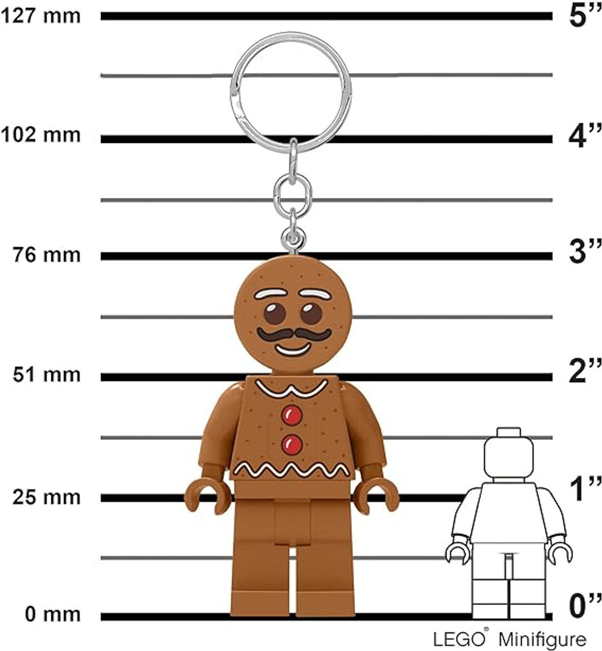 LEGO® Minifigures™ Keychain Light Gingerbread Man