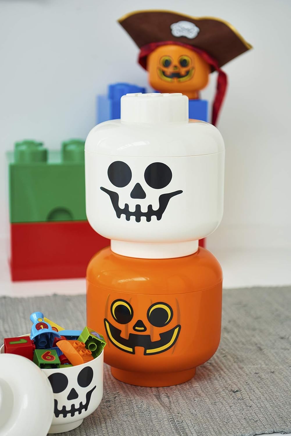 LEGO® Storage Head Large Pumpkin New