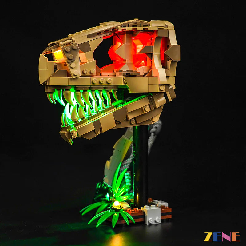LEGO Light Kit for Dinosaur Fossils T rex Skull 76964