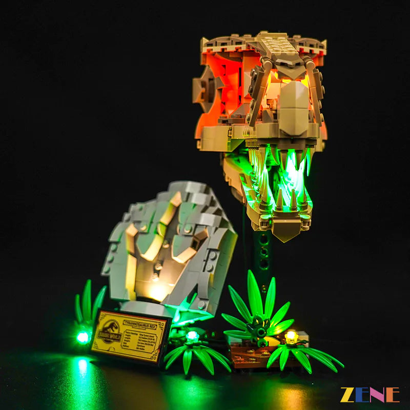 LEGO Light Kit for Dinosaur Fossils T rex Skull 76964