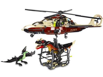 LEGO® Dino 7477-1 T-1 Typhoon vs. T-Rex NEW OPEN DAMAGED BOX