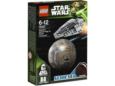 LEGO® Star Wars 75007-1 Republic Assault Ship & Planet Coruscant