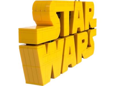 LEGO® Star Wars 75407 - Brick-Built Star Wars Logo Preowned Building Kit