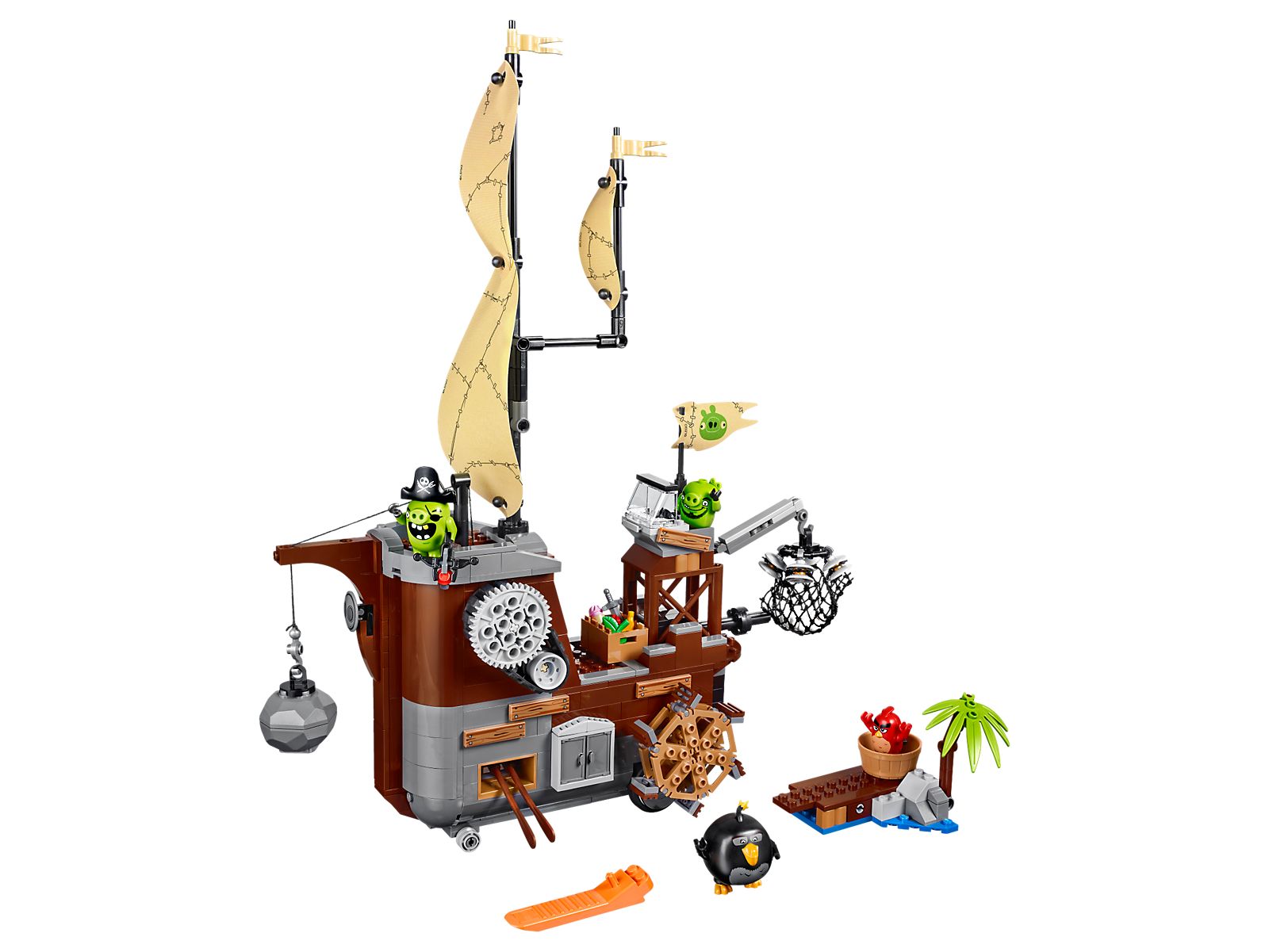 LEGO® Angry Birds 75825 Piggy Pirate Ship Building Kit