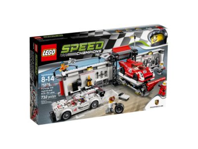 LEGO® Speed Champions 75876-1 - Porsche 919 Hybrid and 917K Pit Lane