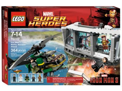 LEGO® Marvel Super Heroes 76007-1 - Iron Man: Malibu Mansion Attack