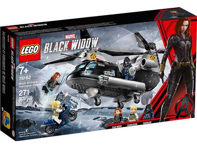 LEGO® Super Heroes 76162 - Black Widows Helicopter Chase Preowned Building Kit