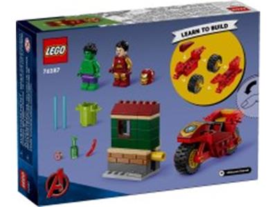 LEGO® Super Heroes 76287-1 Iron Man with Bike and The Hulk