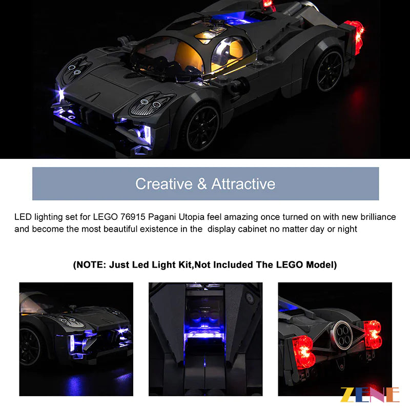 LEGO Light Kit for Pagani Utopia 76915