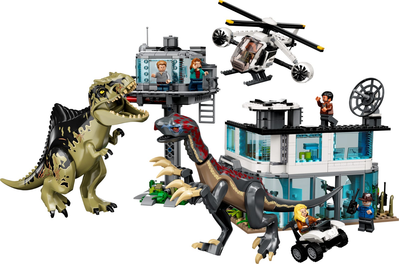 LEGO® Jurassic World 76949 - Giganotosaurus & Therizinosaurus Attack Preowned Building Kit