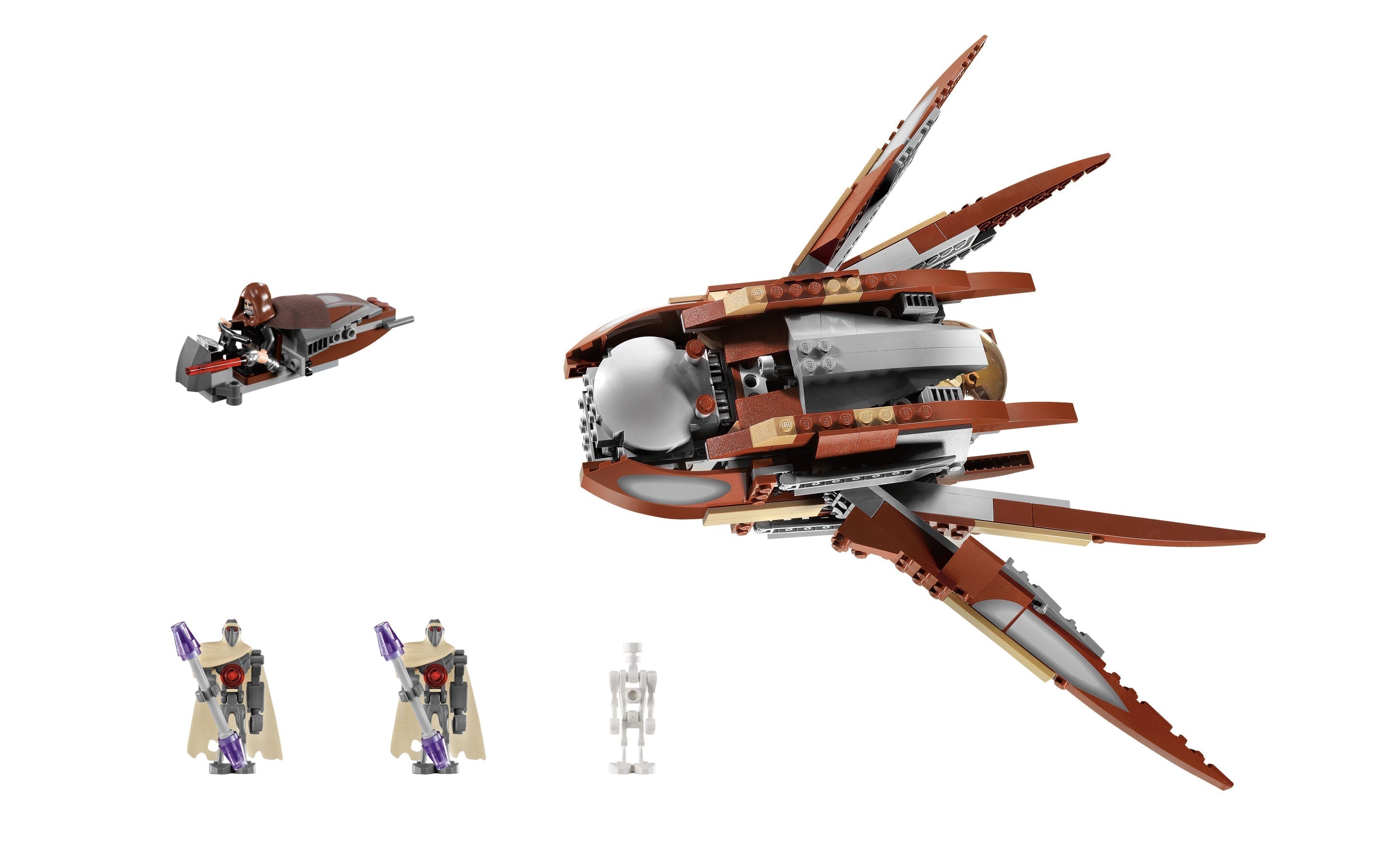 LEGO® Star Wars 7752 - Count Dookus Solar Sailer Preowned Building Kit