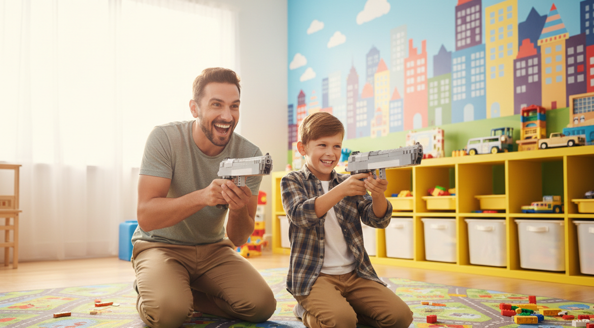 Caliber Precision Building Blocks Handgun Toy