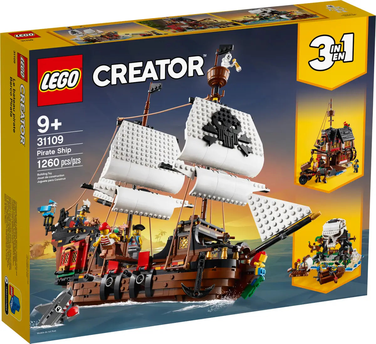 LEGO® Creator 31109 - Pirate Ship Preowned Building Kit