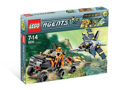 LEGO® Agents 8630 Mission 3 Gold Hunt Building Kit