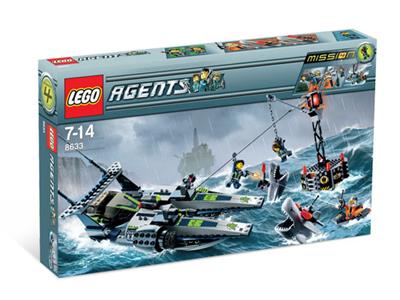 LEGO® Agents 8633 Mission 4 Speedboat Rescue Building Kit
