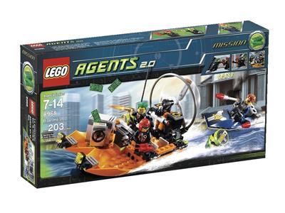 LEGO® Agents 8968 - River Heist Preowned Building Kit