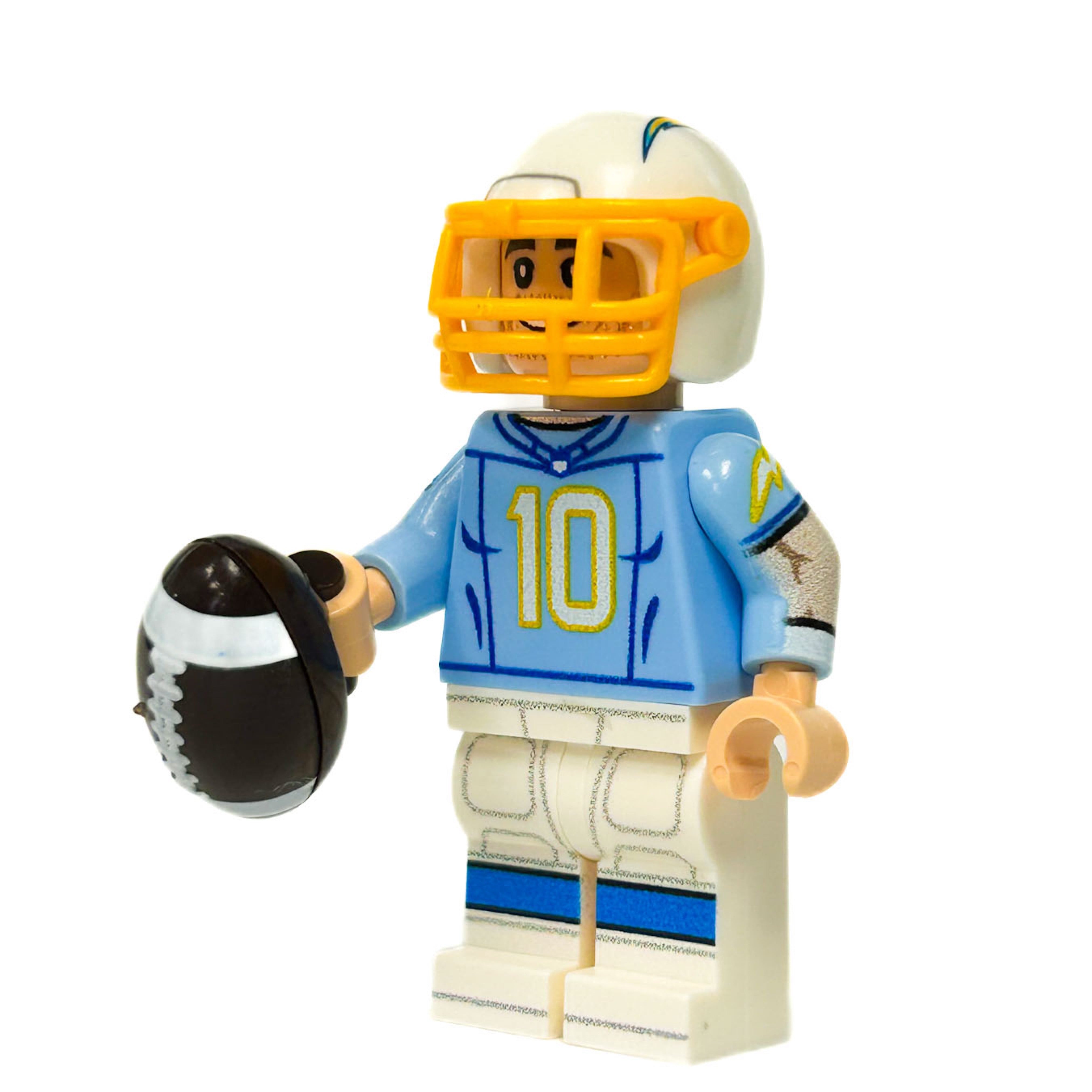 #10 QB LA Football Player Minifig