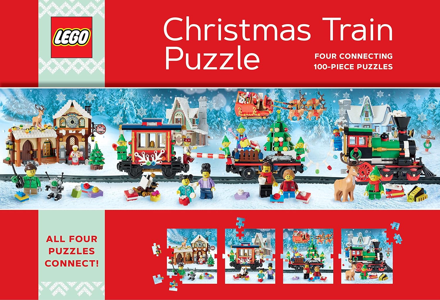 LEGO® Christmas Train Puzzle New