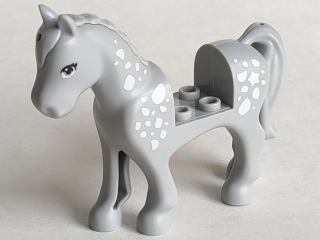 LEGO® 93083c01pb09 Horse, Friends Style with 2 x 2 Cutout with Light Bluish Gray Eyes