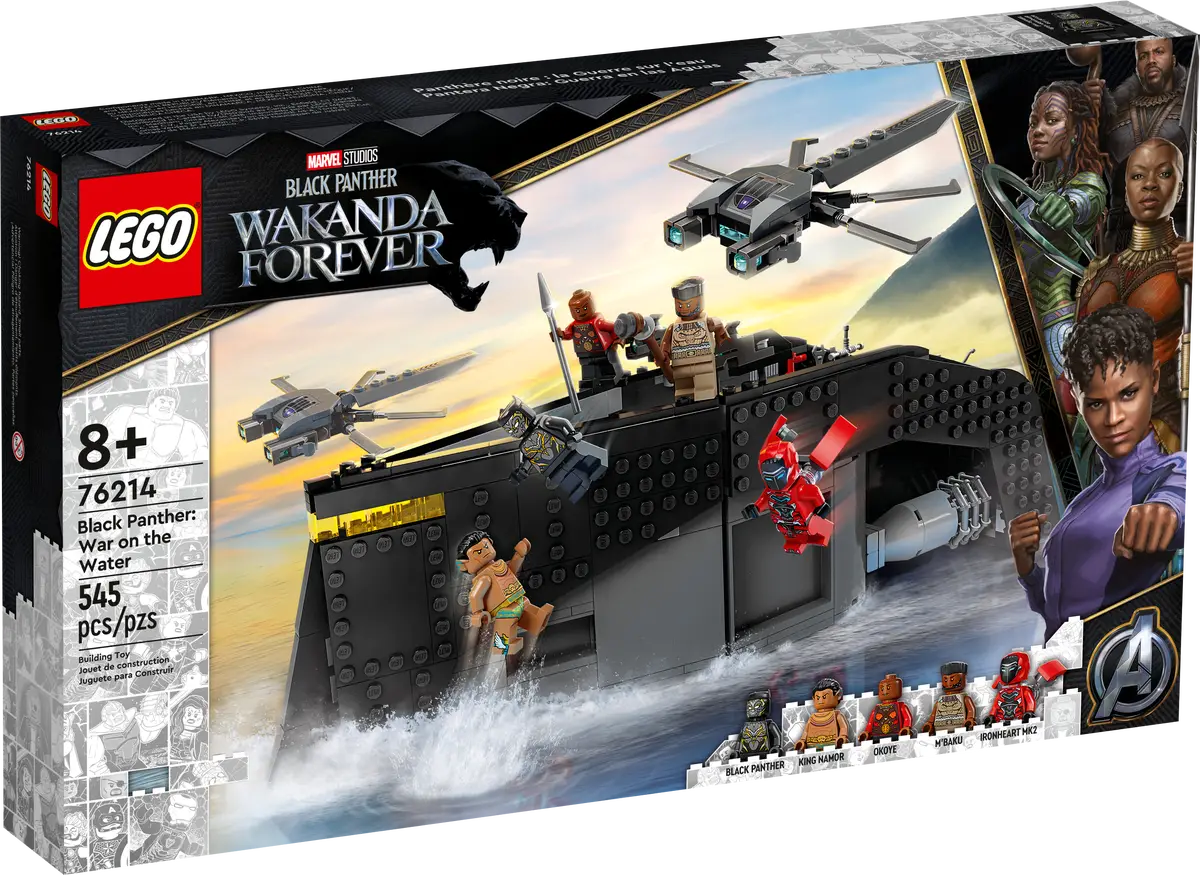 LEGO® Super Heroes 76214 - Black Panther: War on the Water Preowned Building Kit
