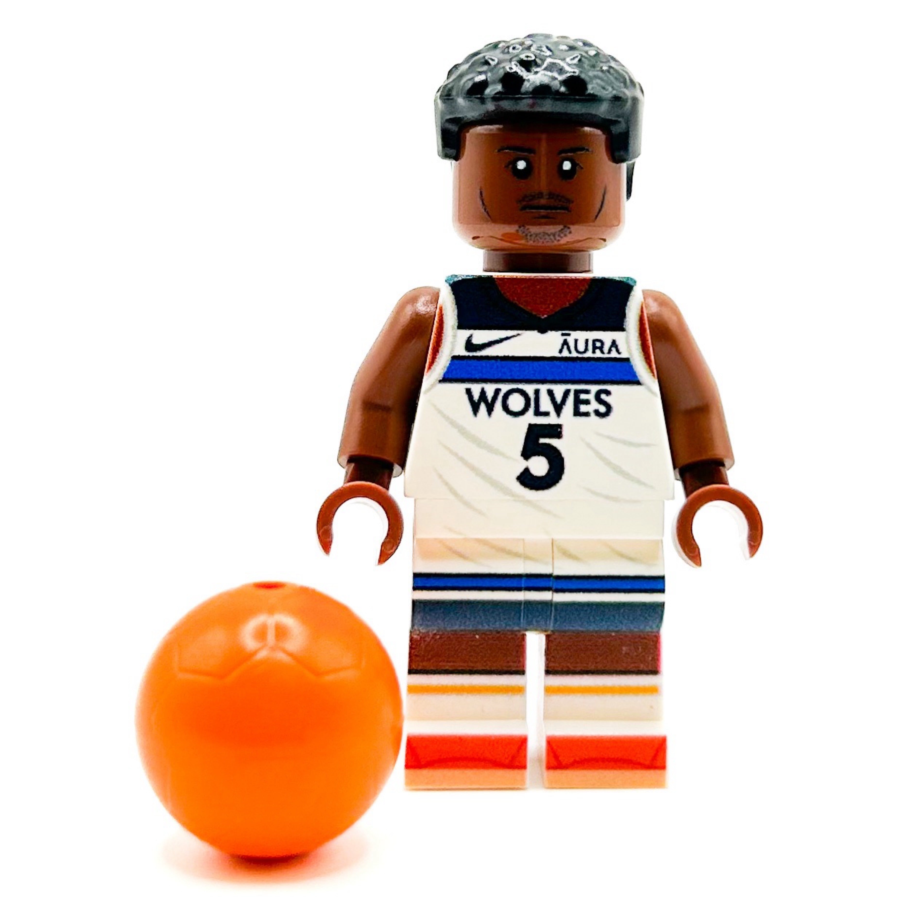 Brickshow Shop Custom LEGO® Minifigure – Ant Edwards #5 Basketball Player - B3 Customs Collectible