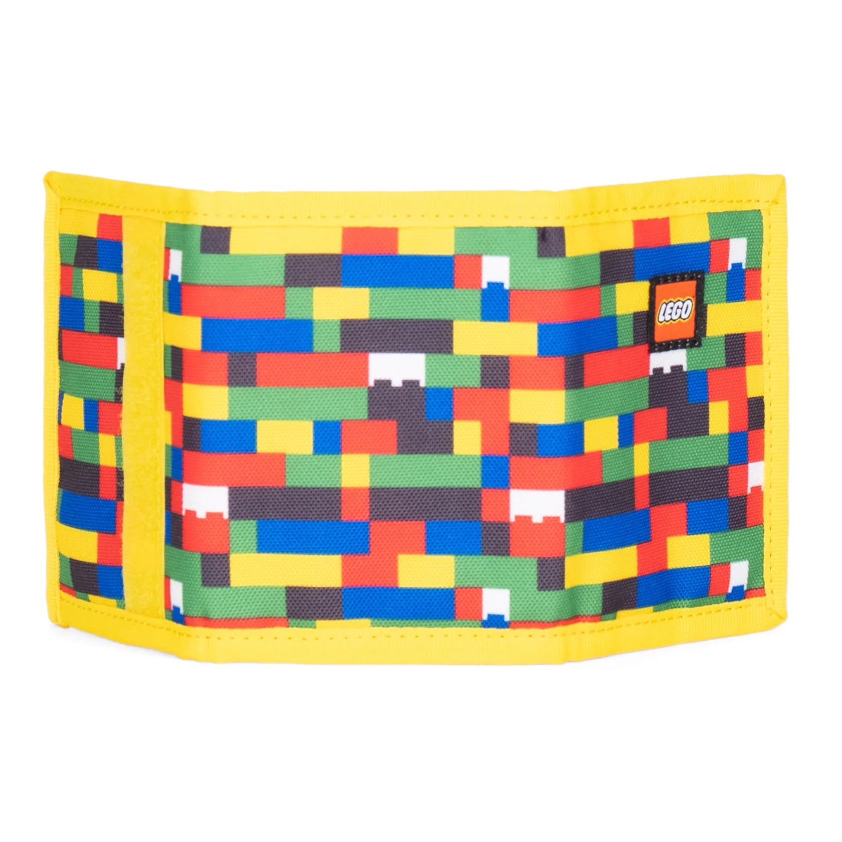 LEGO® Tri-Fold Wallet – Brick Wall Design | Kids Wallet with Velcro Closure
