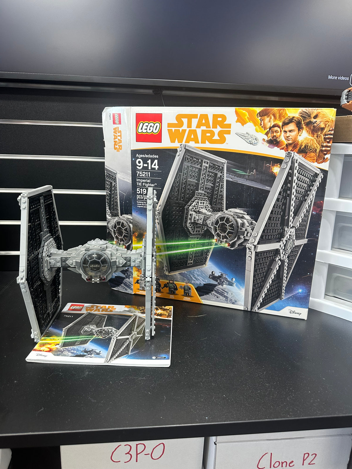 LEGO 75211-1 Star Wars Imperial TIE Fighter (BUV)