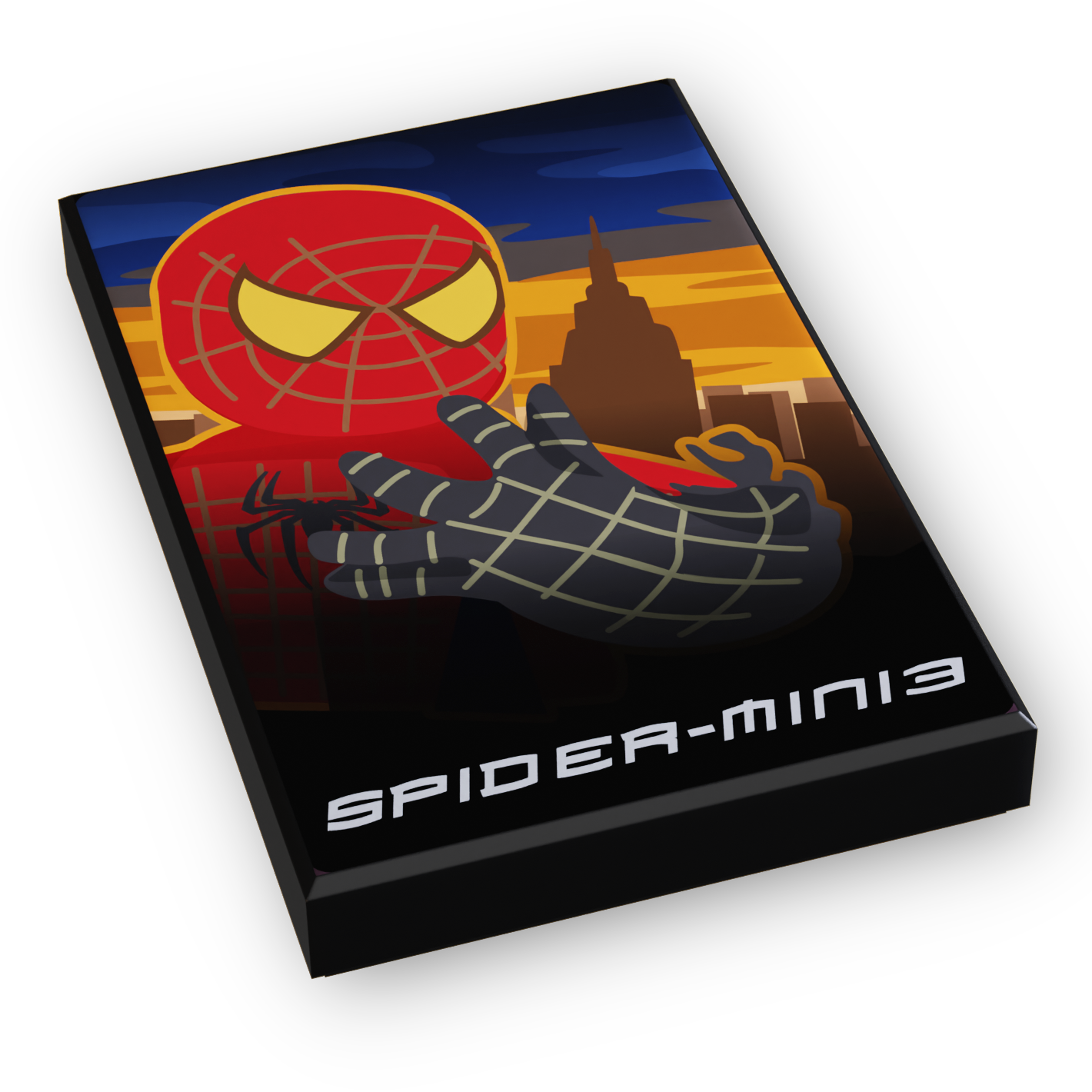Spider-Fig 3 Movie Cover (2x3 Tile) made using LEGO parts