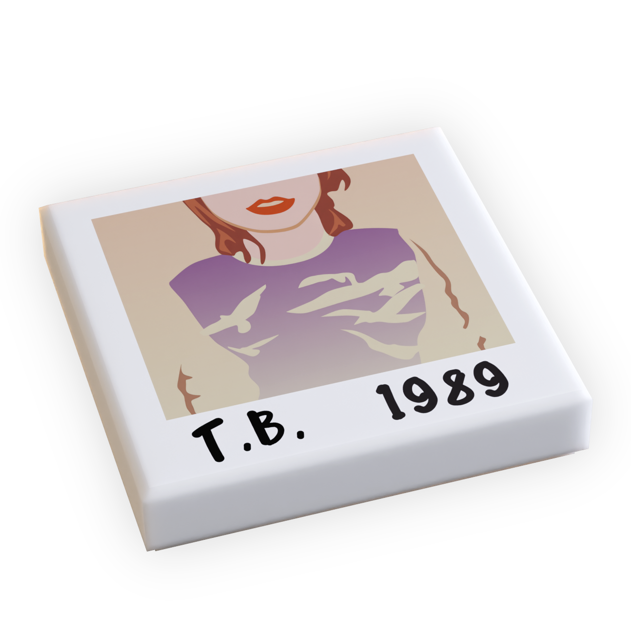 Taylor Bricks 1989 Music Album Cover (2x2 Tile)