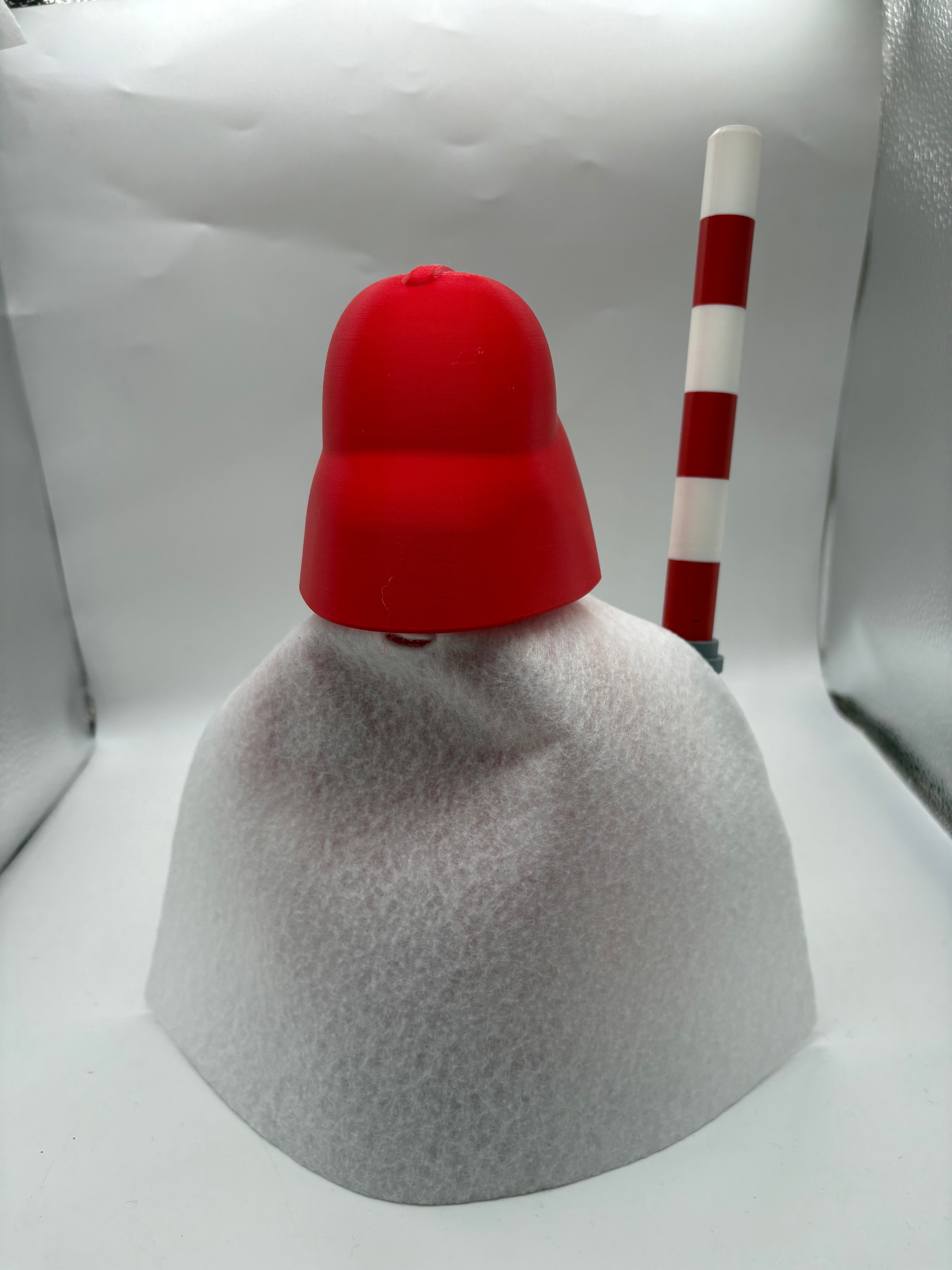 3D Printed Star Wars Darth Vader - Santa Vader Version - Large Scale 8.5"- 9.5" Minifigure