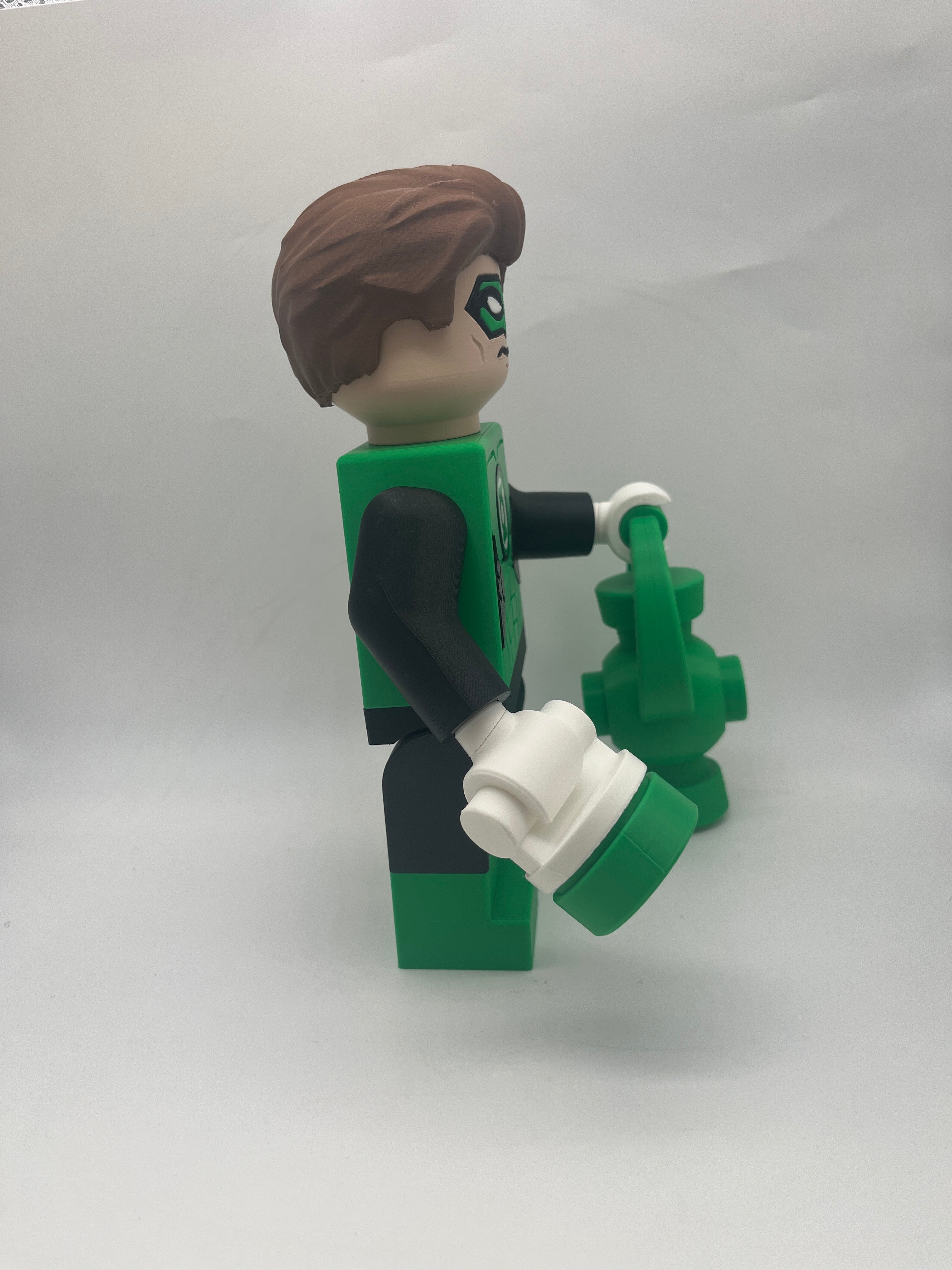 3D Printed Green Lantern Large Scale 8.5"- 9.5" Minifigure