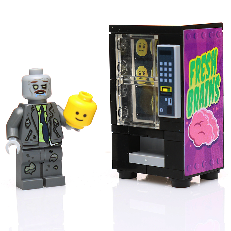 Fresh Brains - B3 Customs Zombie Vending Machine made using LEGO parts