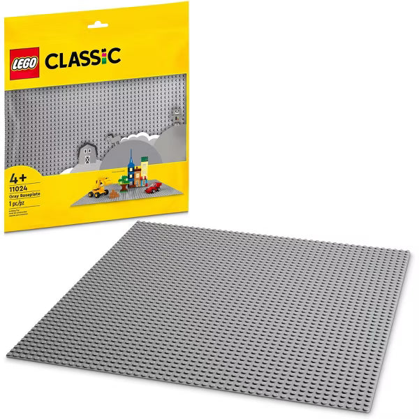 LEGO® 11024 Gray Baseplate New