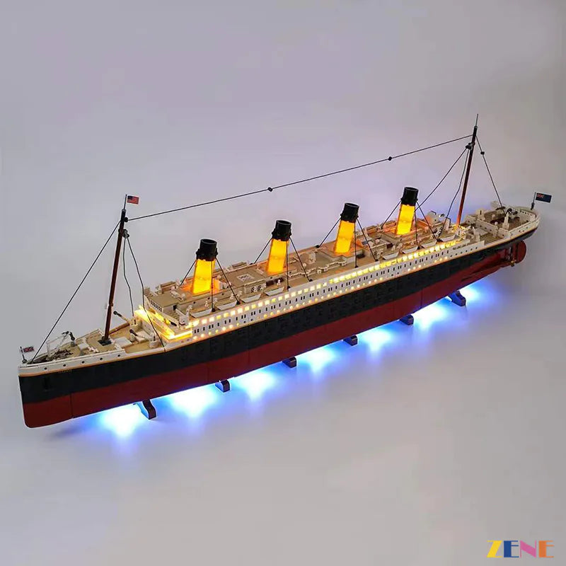 LEGO Light Kit for Titanic Ship 10294 Ice Blue Ver.