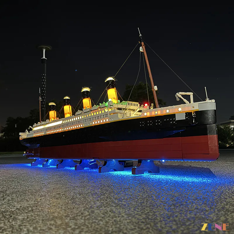 LEGO Light Kit for Titanic Ship 10294 Ice Blue Ver.