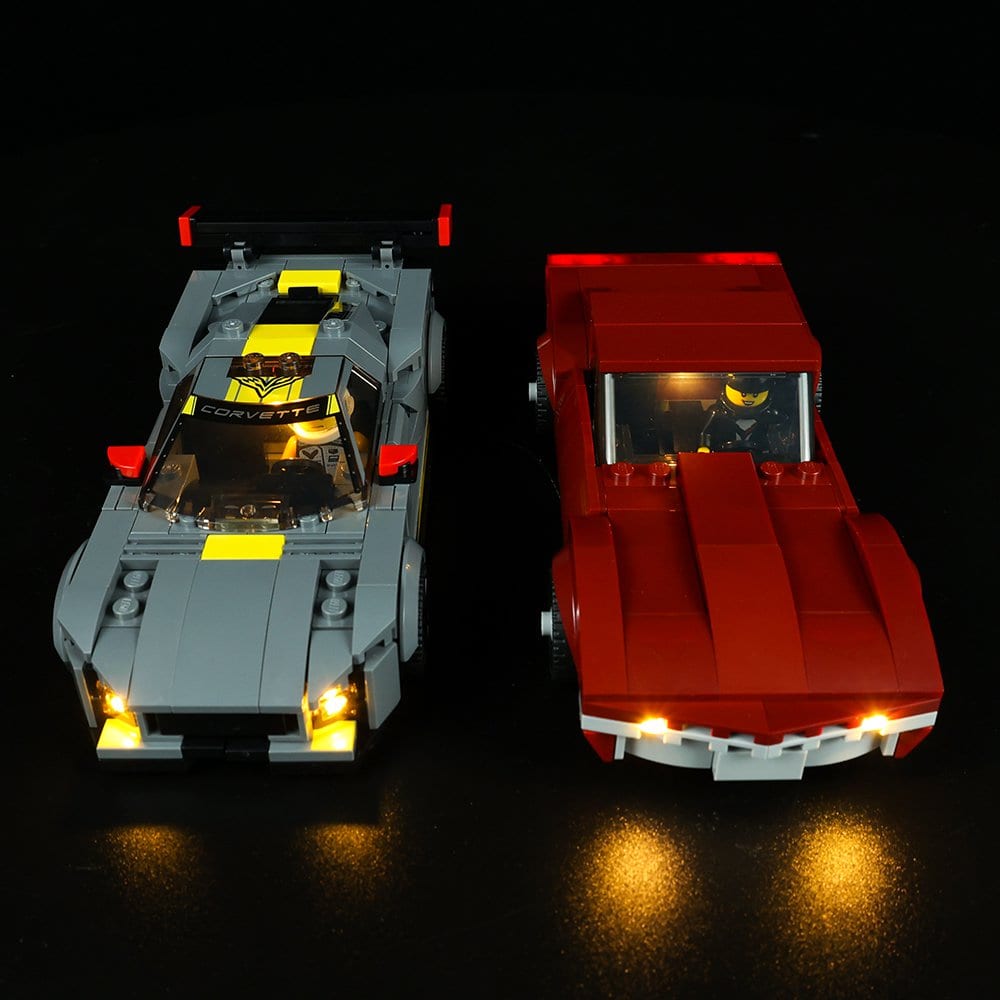 LEGO Light Kit for Chevrolet Corvette C8.R Race Car and 1968 Chevrolet Corvette 76903