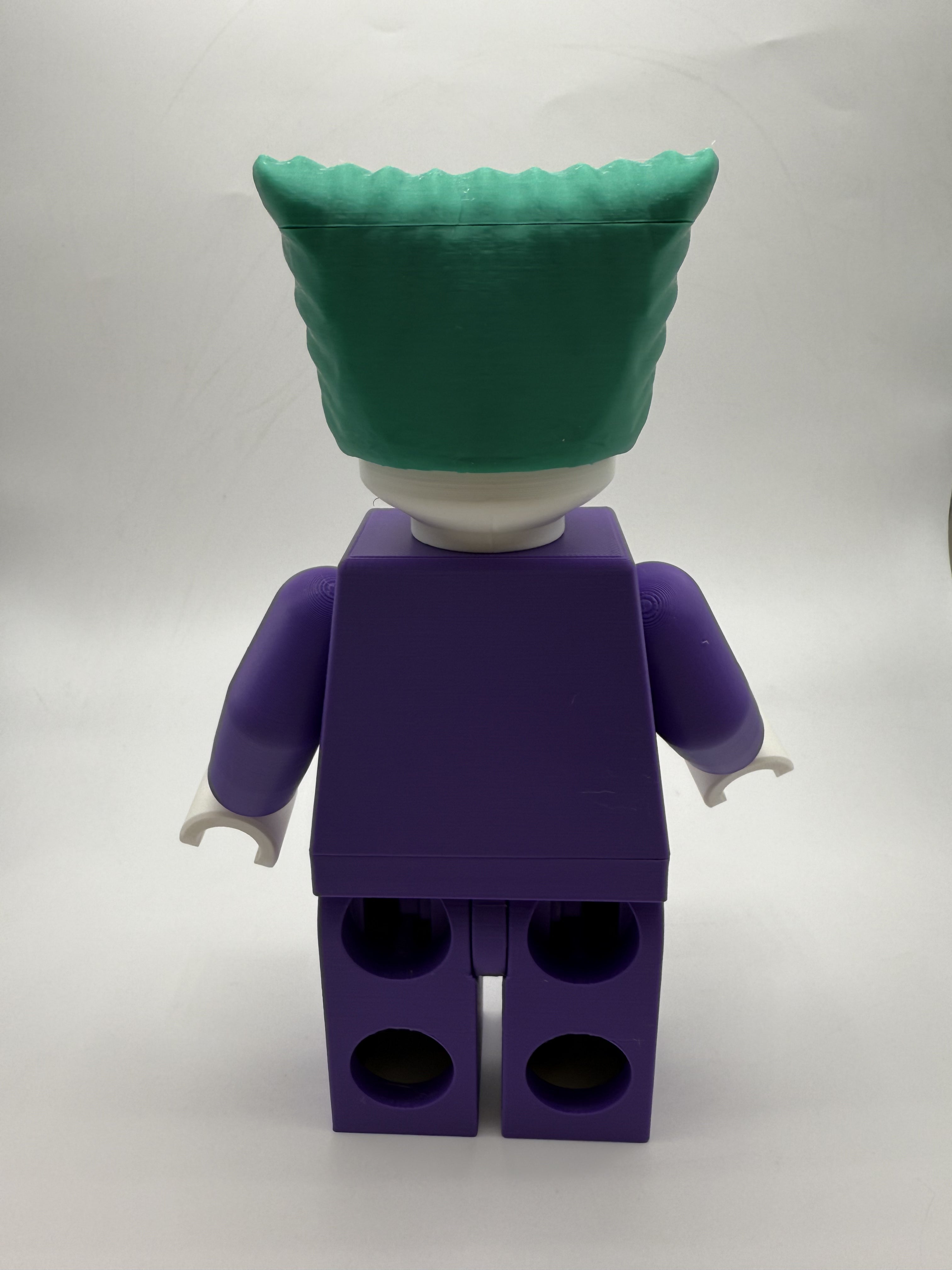 3D Printed DC Joker Classic Large Scale 8.5"- 9.5" Minifigure