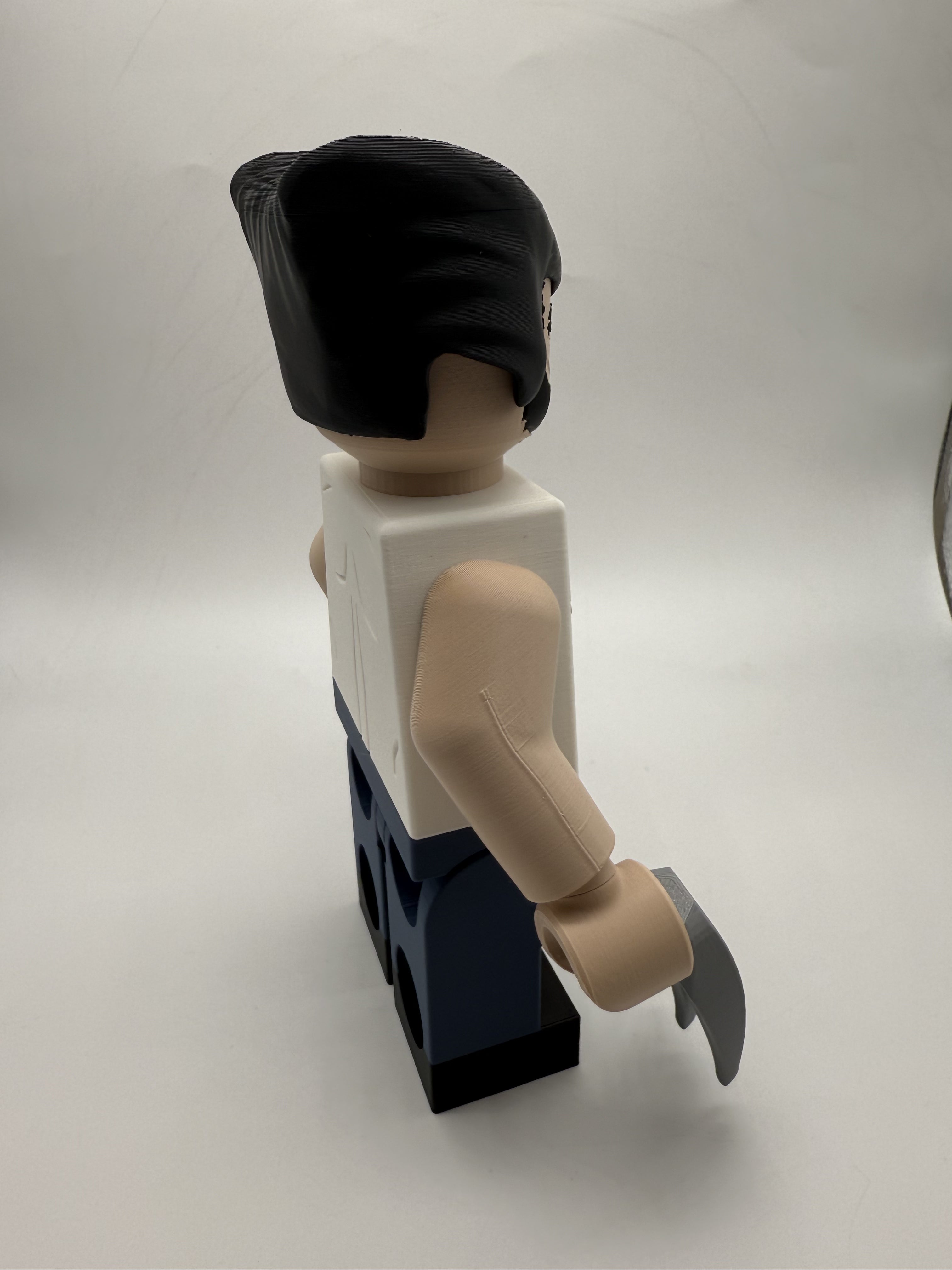 3D Printed Marvel Logan Large Scale 8.5"- 9.5" Minifigure