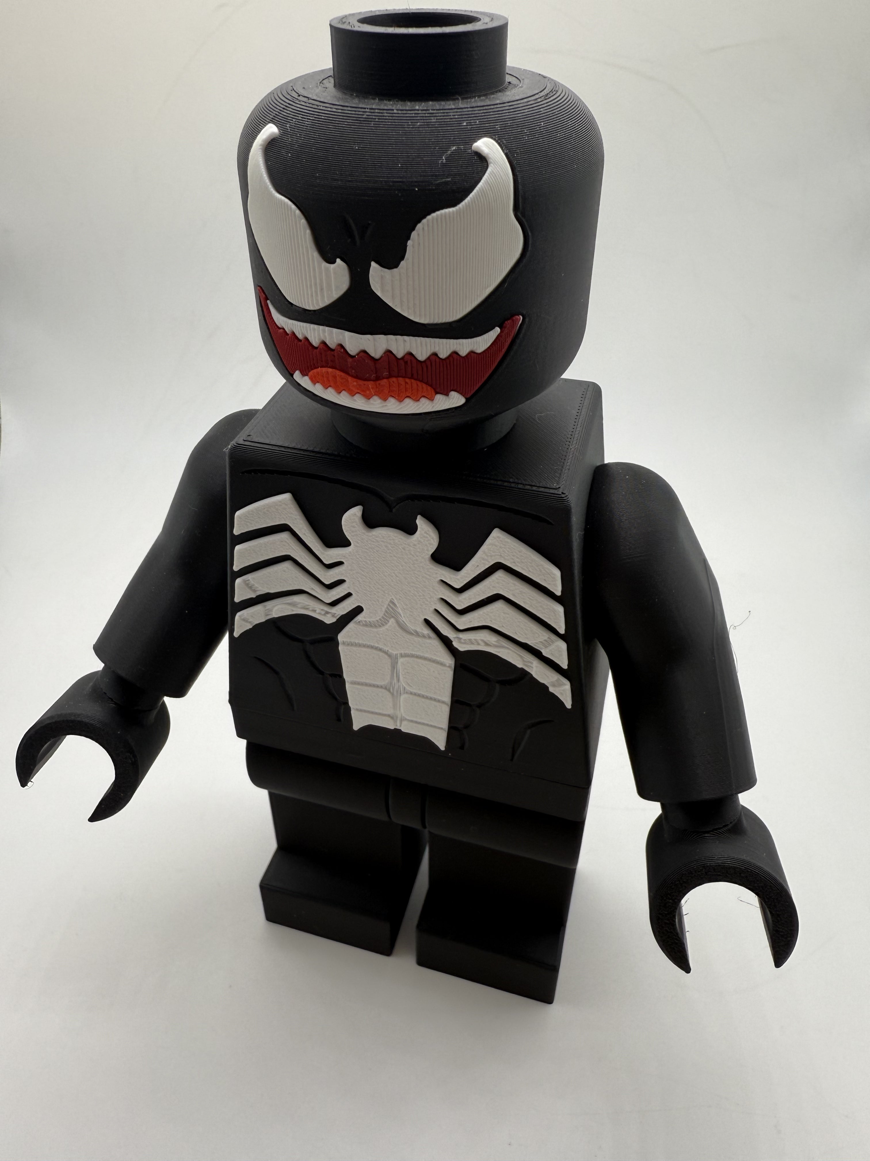 3D Printed Marvel Venom Large Scale 8.5"- 9.5" Minifigure