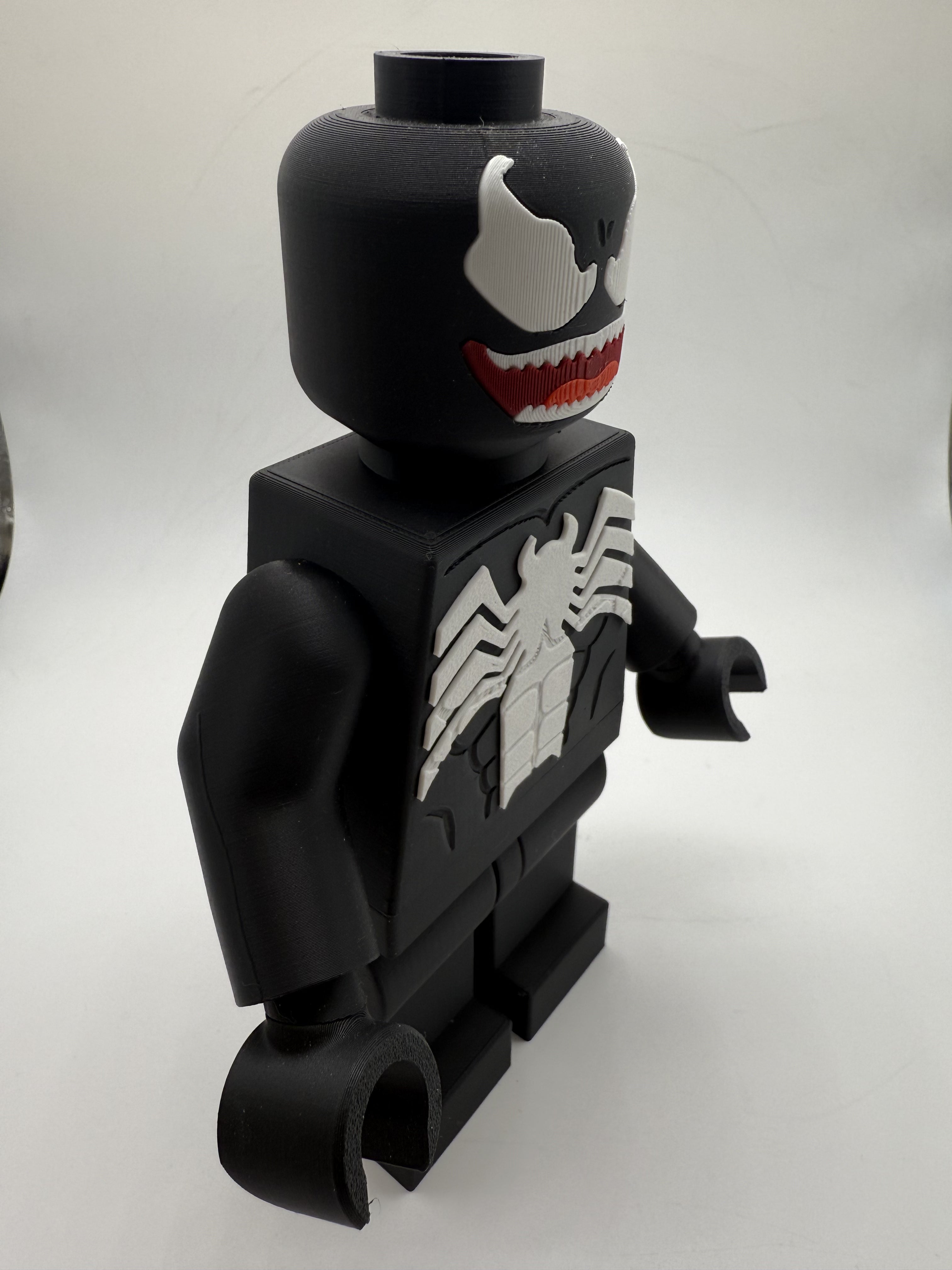 3D Printed Marvel Venom Large Scale 8.5"- 9.5" Minifigure