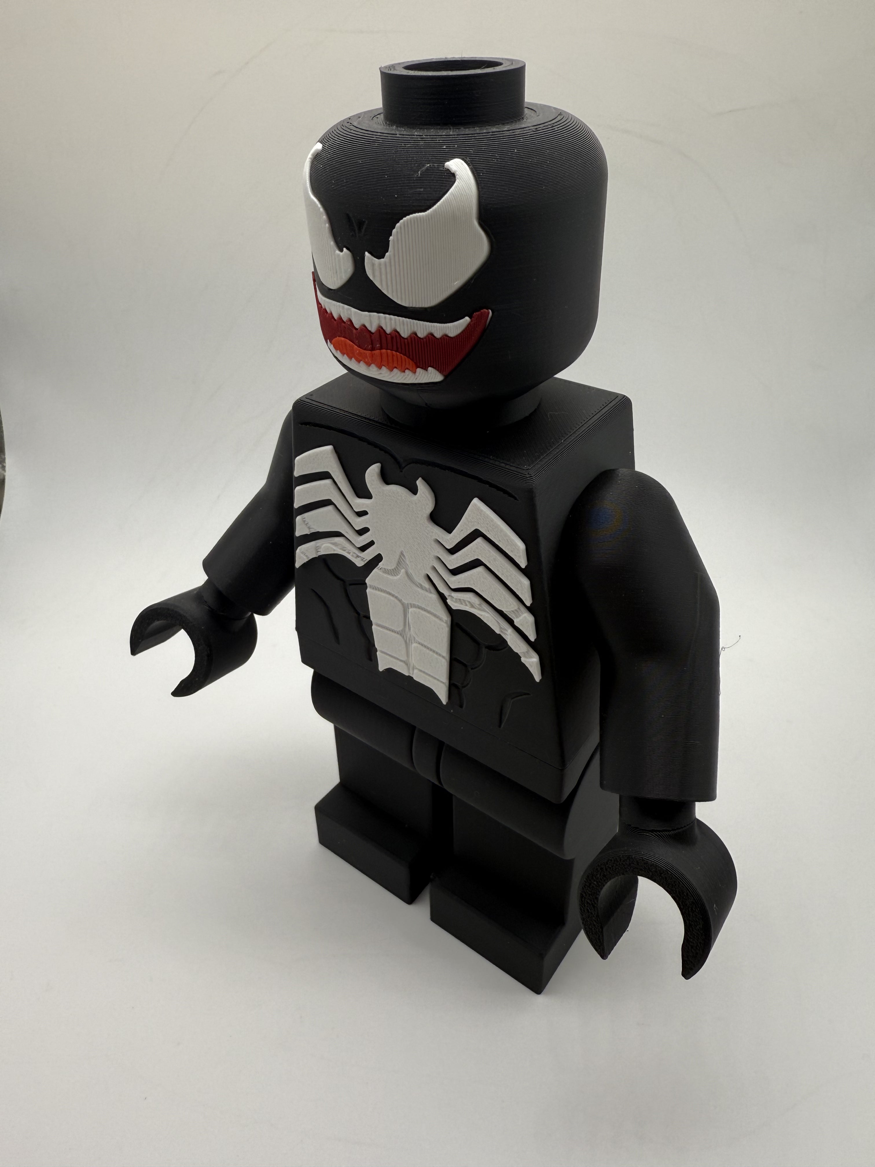 3D Printed Marvel Venom Large Scale 8.5"- 9.5" Minifigure