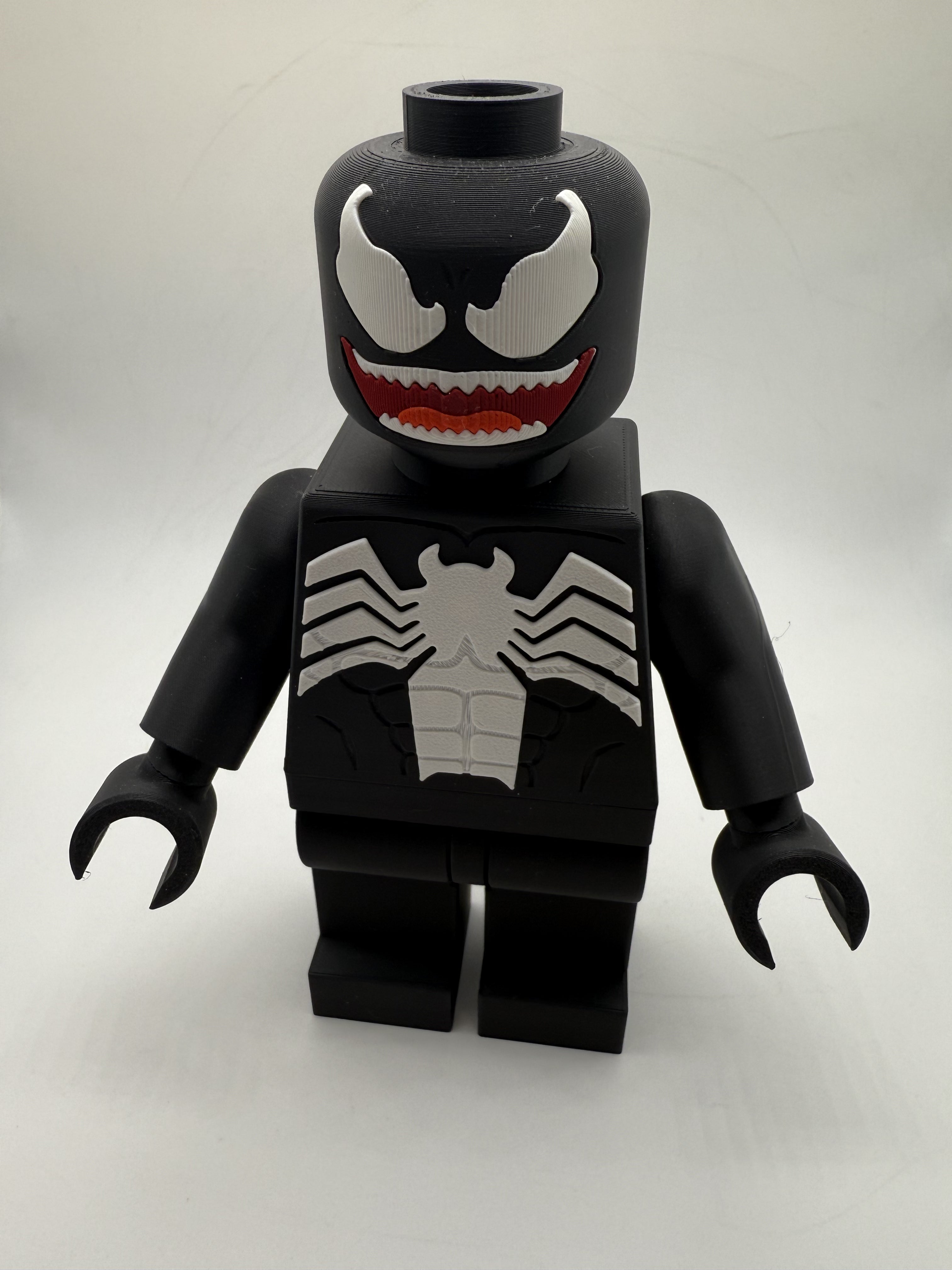 3D Printed Marvel Venom Large Scale 8.5"- 9.5" Minifigure