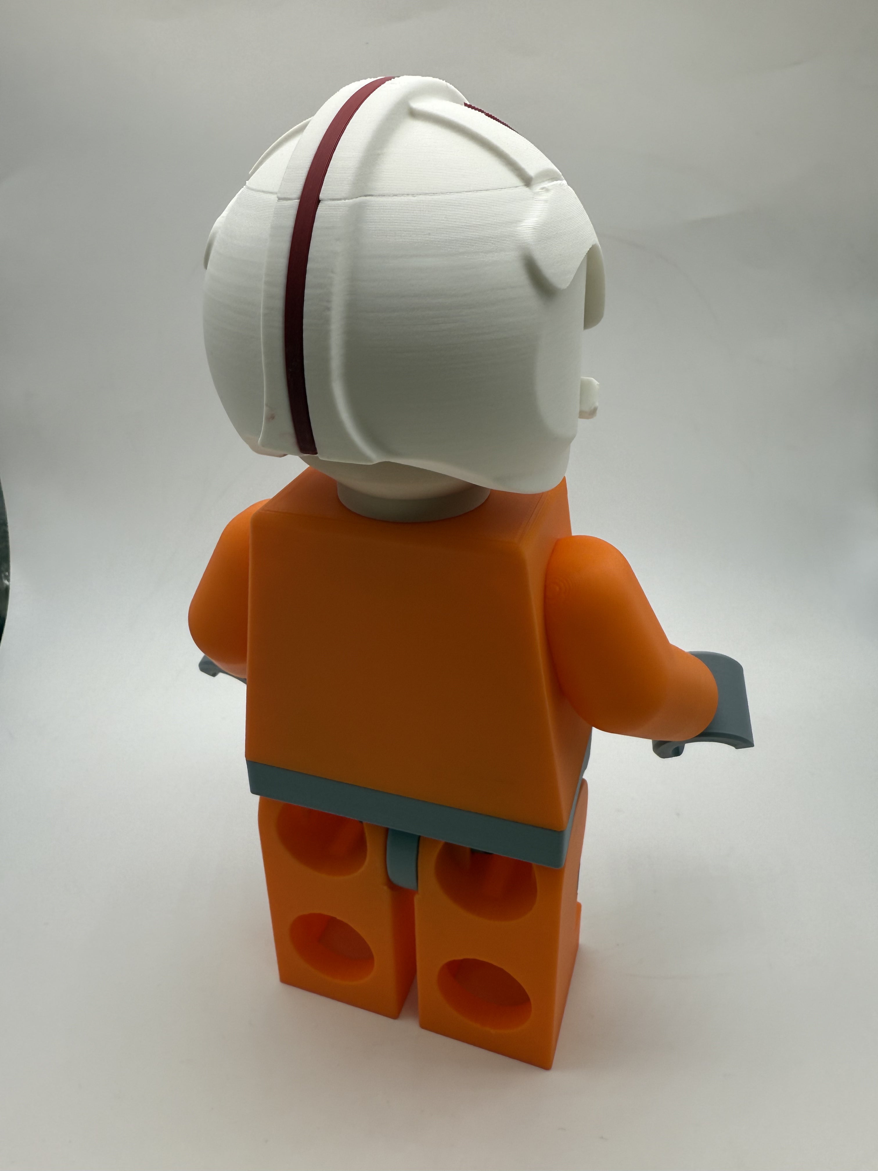 3D Printed Star Wars Rebel Pilot Large Scale 8.5"- 9.5" Minifigure