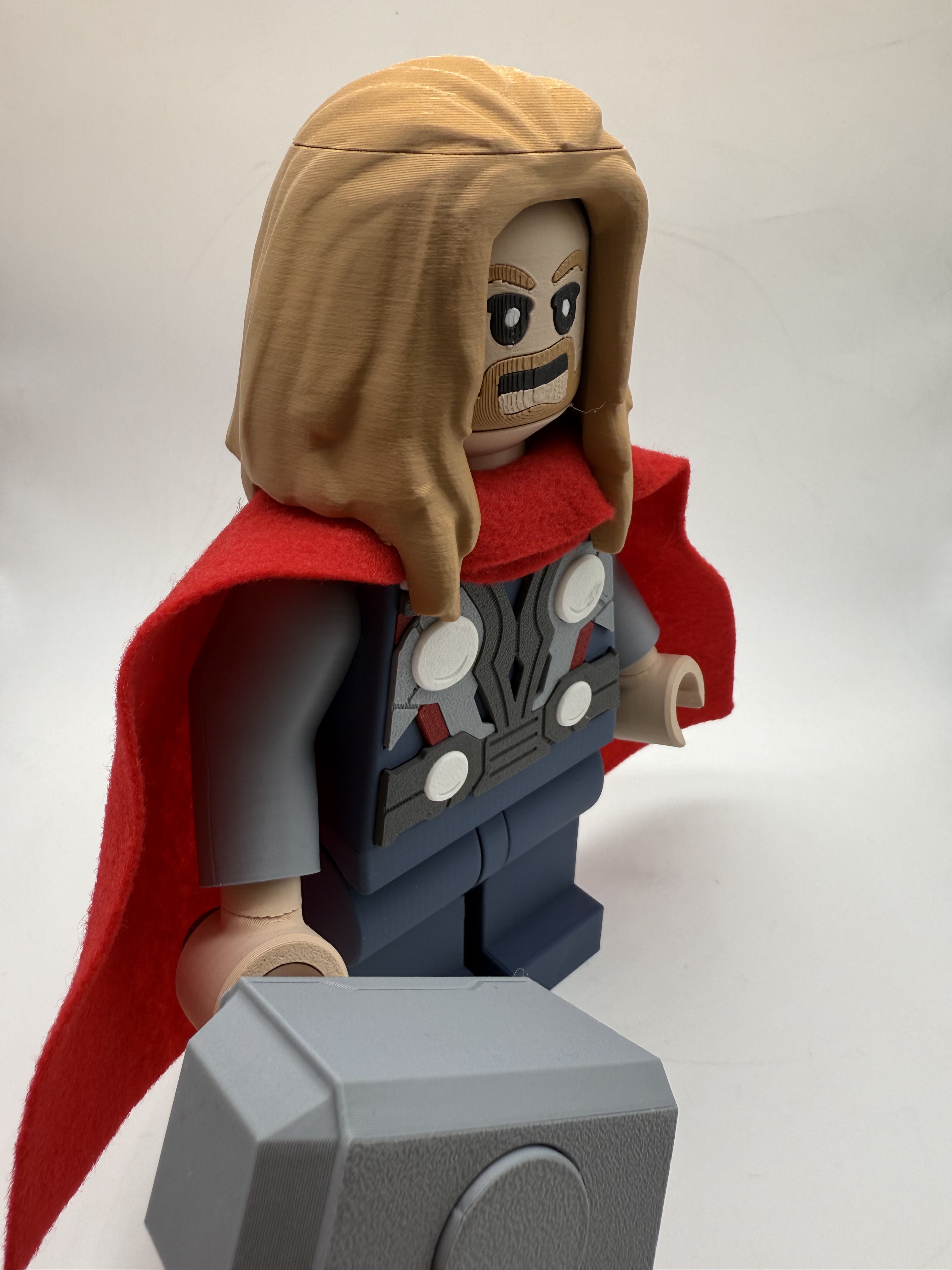 3D Printed Marvel Thor Large Scale 8.5"- 9.5" Minifigure