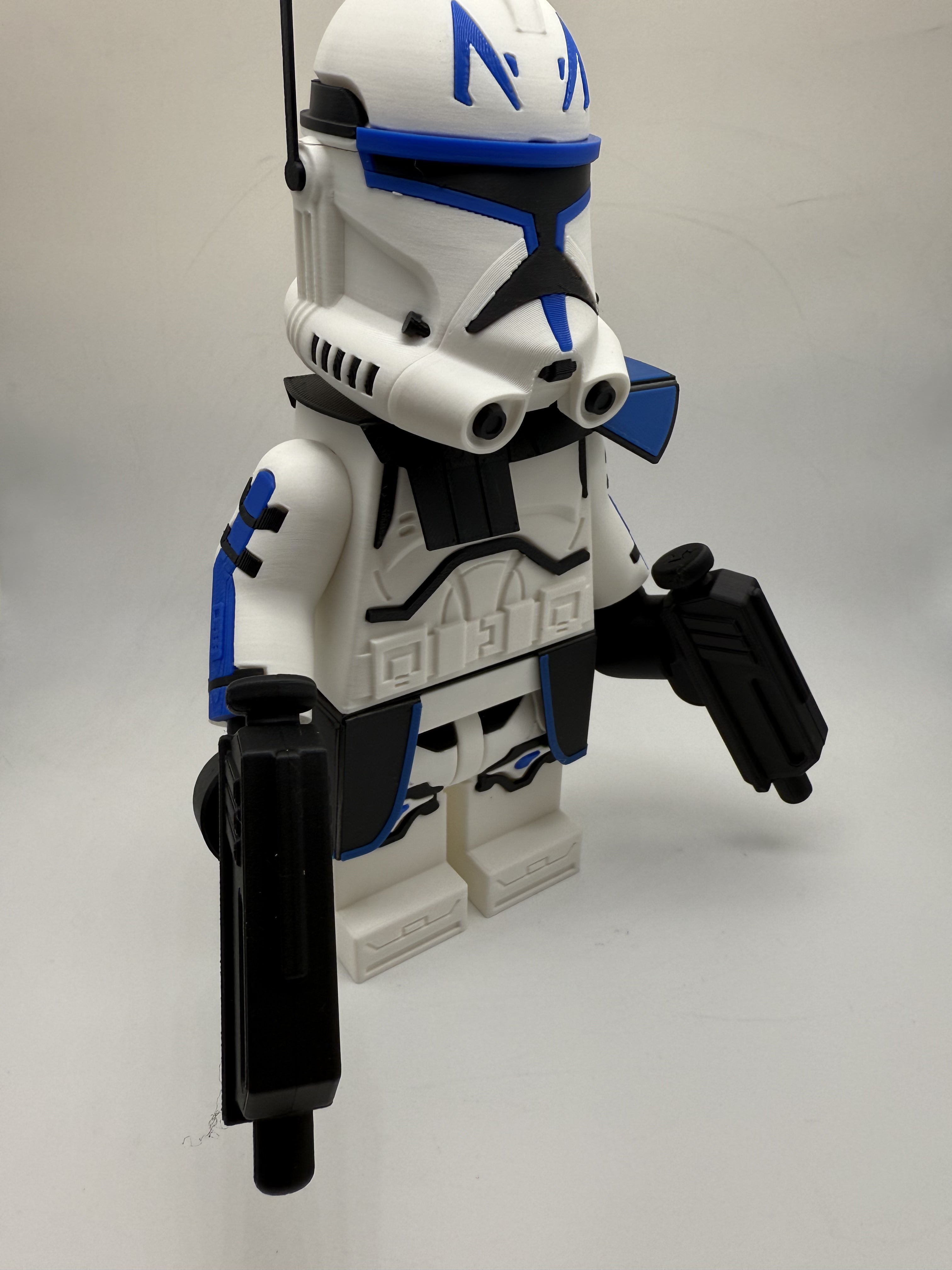 3D Printed Star Wars Captain Rex Large Scale 8.5"- 9.5" Minifigure